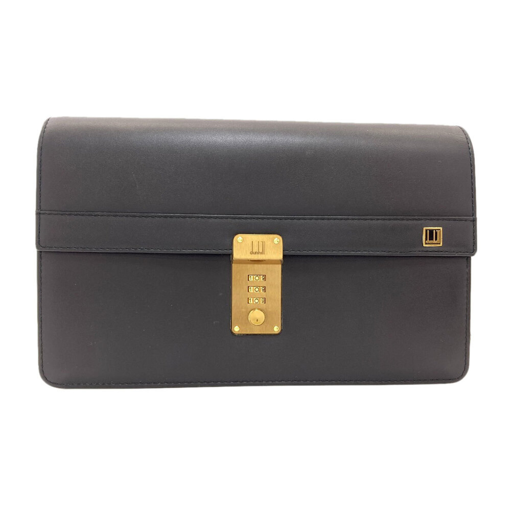 Dunhill Logo Leather Second Bag for Men